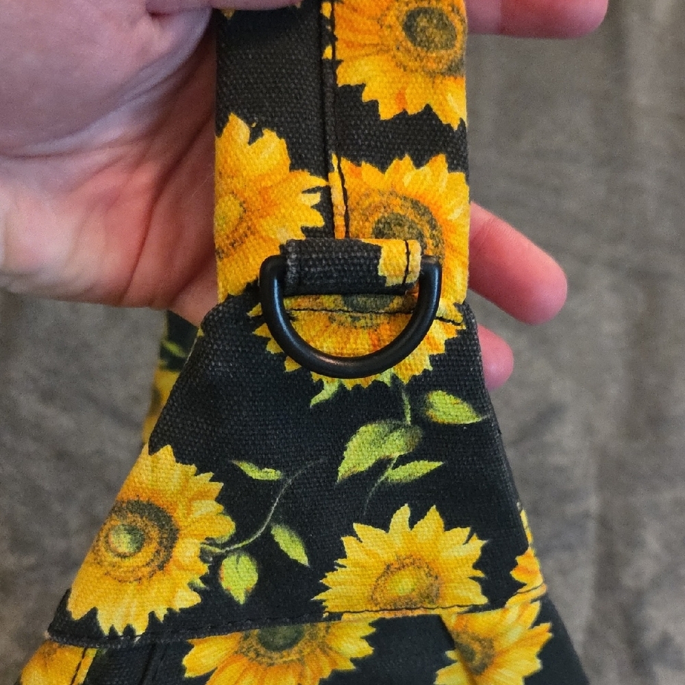 Sunflower Patterned Sling Backpack - image 8